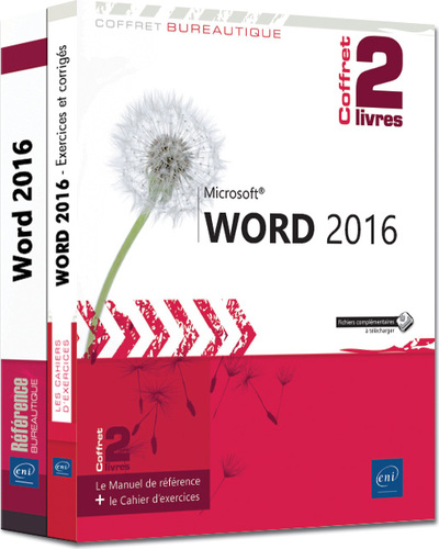 Picture of Word 2016 - Coffret de 2 livres : Le Manuel de référence + le Cahier d'exercices