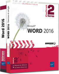 Picture of Word 2016 - Coffret de 2 livres : Le Manuel de référence + le Cahier d'exercices