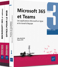 Picture of Microsoft 365 et Teams - Coffret de 3 livres : Les applications Microsoft en ligne et le travail...