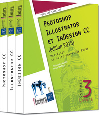 Picture of Photoshop, Illustrator et InDesign CC - Coffret de 3 livres : Maîtrisez la suite graphique Adobe (éd