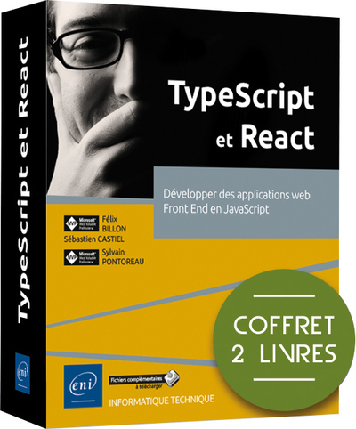 Picture of TypeScript et React - Coffret de 2 livres : Développer des applications web Front End en JavaScript