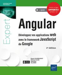 Picture of Angular - Développez vos applications web avec le framework JavaScript de Google (2e édition)