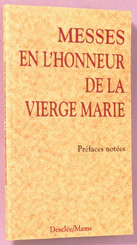 Picture of Messes en l'honneur de la Vierge Marie / préfaces notées incluses