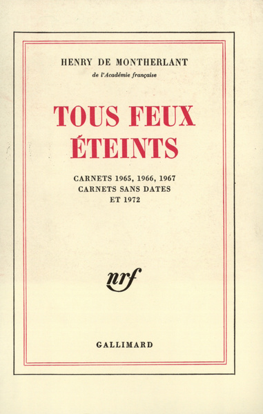 Image de Tous feux éteints