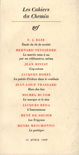 Image de Les Cahiers du Chemin