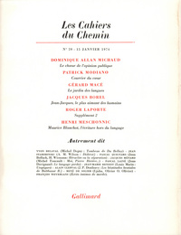 Image de Les Cahiers du Chemin