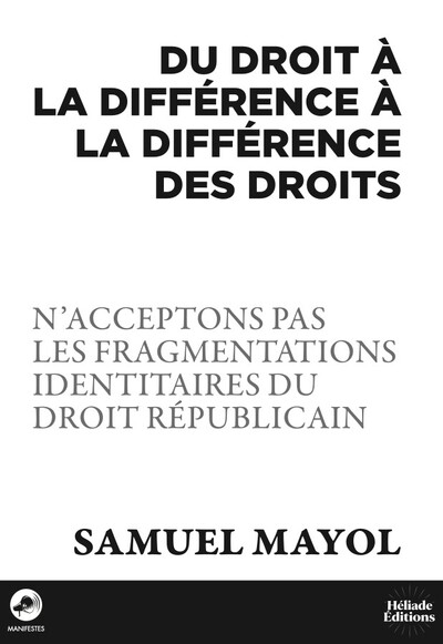 Image de Du droit à la différence à la différence des droits