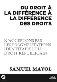 Image de Du droit à la différence à la différence des droits