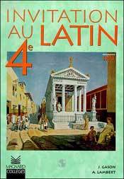 Picture of Invitation au latin 4e (1998) - Manuel élève