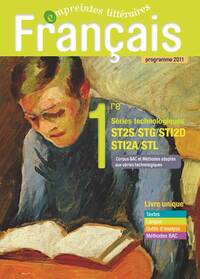 Image de Empreintes littéraires 1re séries technologiques (2011) - Manuel élève