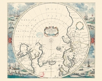 Image de Carte – Pôle arctique - Géographie nostalgique