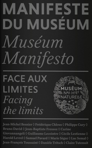 Picture of Manifeste du Muséum - Face aux limites