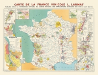 Image de Carte - Carte de la France vinicole