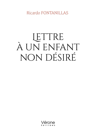 Picture of Lettre à un enfant non désiré