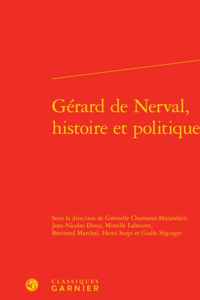Image de Gérard de Nerval, histoire et politique