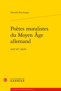 Image de Poètes moralistes du Moyen Âge allemand