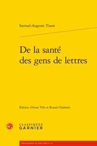 Picture of De la santé des gens de lettres