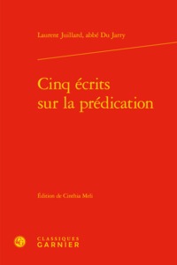 Picture of Cinq écrits sur la prédication