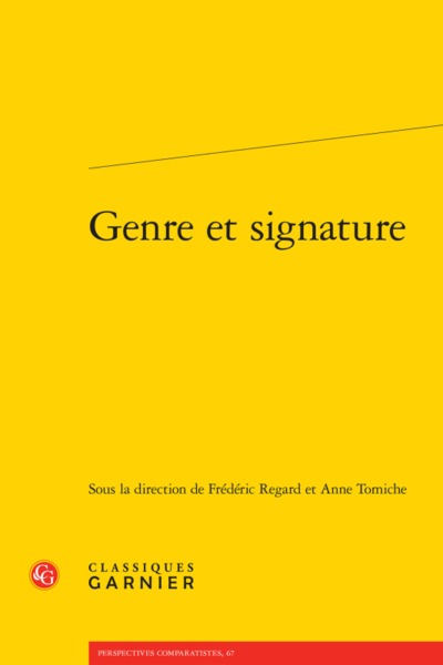 Picture of Genre et signature