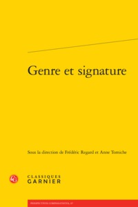 Picture of Genre et signature