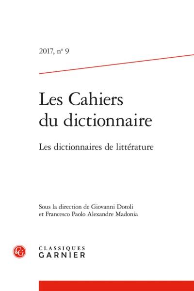 Picture of Les Cahiers du dictionnaire