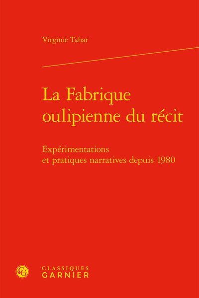 Image de La Fabrique oulipienne du récit