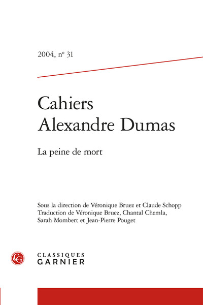 Picture of Cahiers Alexandre Dumas