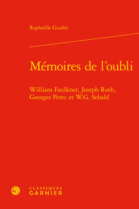 Image de Mémoires de l'oubli