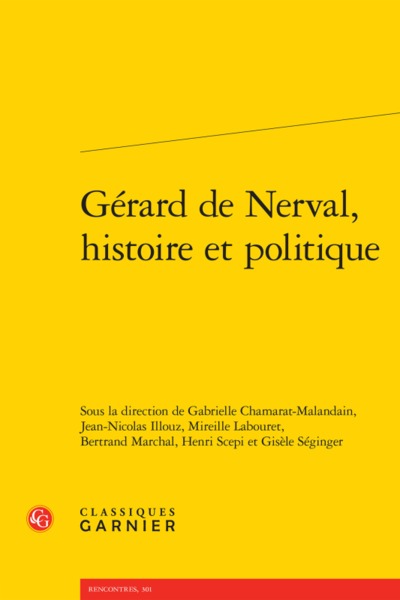 Image de Gérard de Nerval, histoire et politique