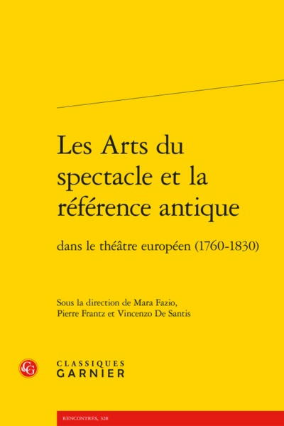Image de Les Arts du spectacle et la référence antique
