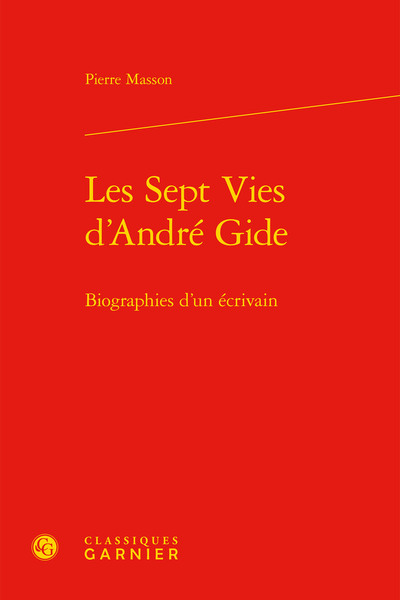 Image de Les Sept Vies d'André Gide