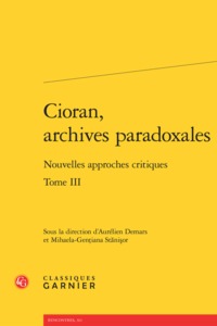 Image de Cioran, archives paradoxales