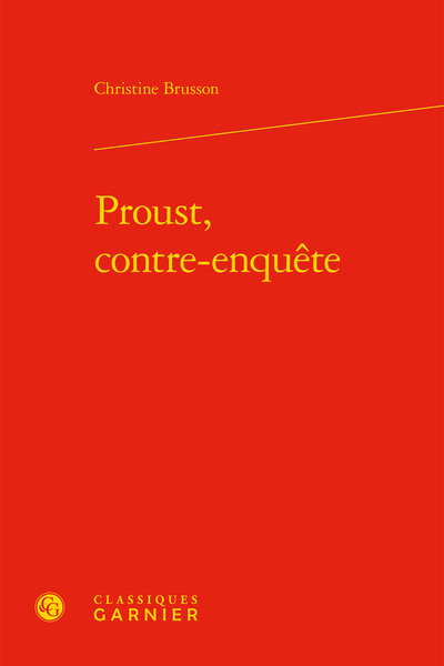 Image de Proust, contre-enquête