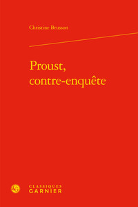 Image de Proust, contre-enquête
