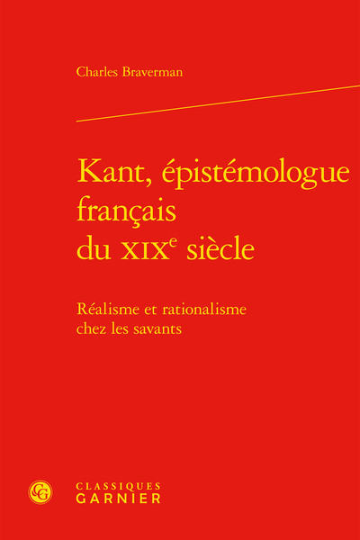 Image de Kant, épistémologue français du XIXe siècle