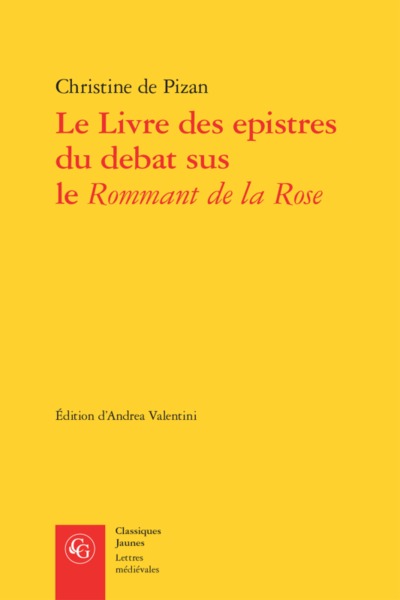 Picture of Le Livre des epistres du debat sus le Rommant de la Rose