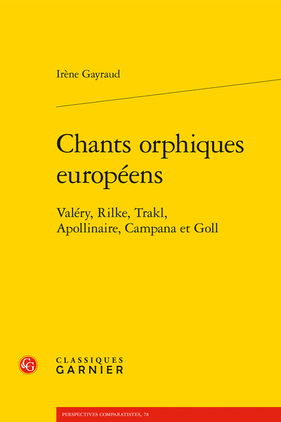 Image de Chants orphiques européens