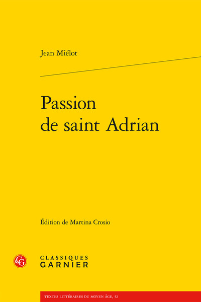 Picture of Passion de saint Adrian