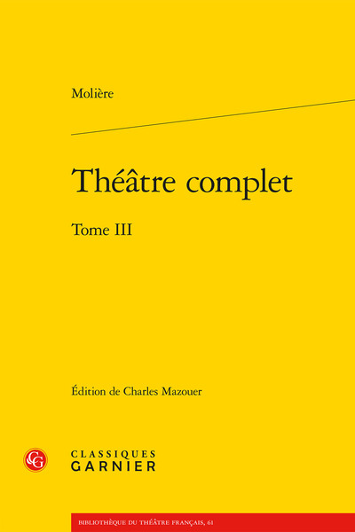 Picture of Théâtre complet