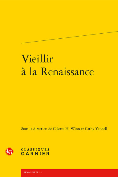 Picture of Vieillir à la Renaissance