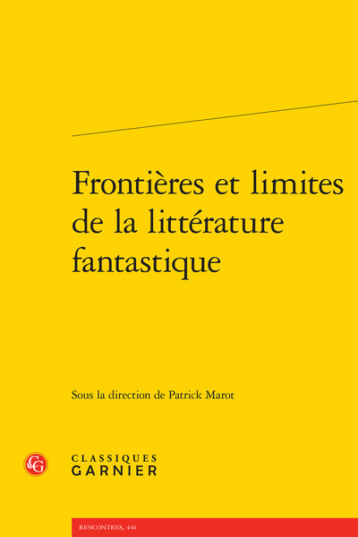 Image de Frontières et limites de la littérature fantastique