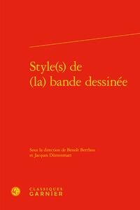 Picture of Style(s) de (la) bande dessinée