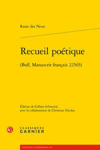 Picture of Recueil poétique