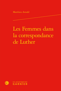 Image de Les Femmes dans la correspondance de Luther