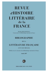 Image de Bibliographie de la littérature française