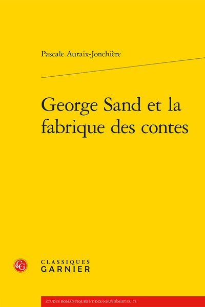 Image de George Sand et la fabrique des contes