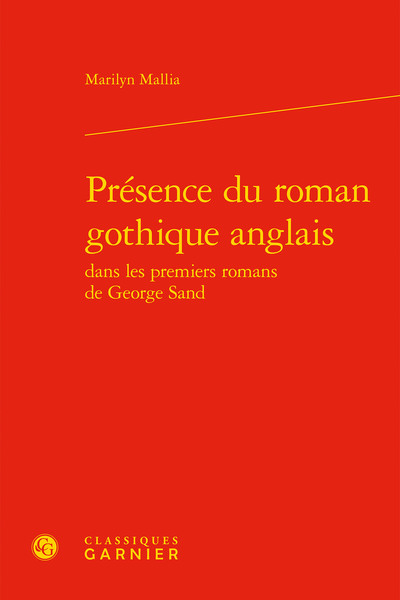 Image de Présence du roman gothique anglais