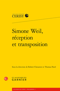 Picture of Simone Weil, réception et transposition