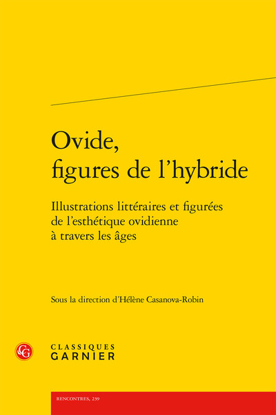 Picture of Ovide, figures de l'hybride