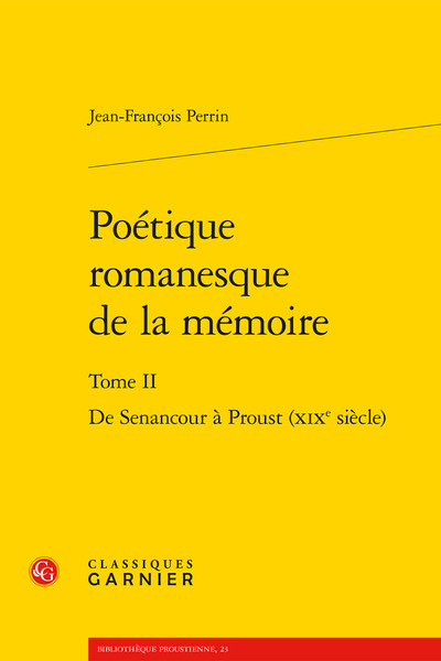 Image de Poétique romanesque de la mémoire